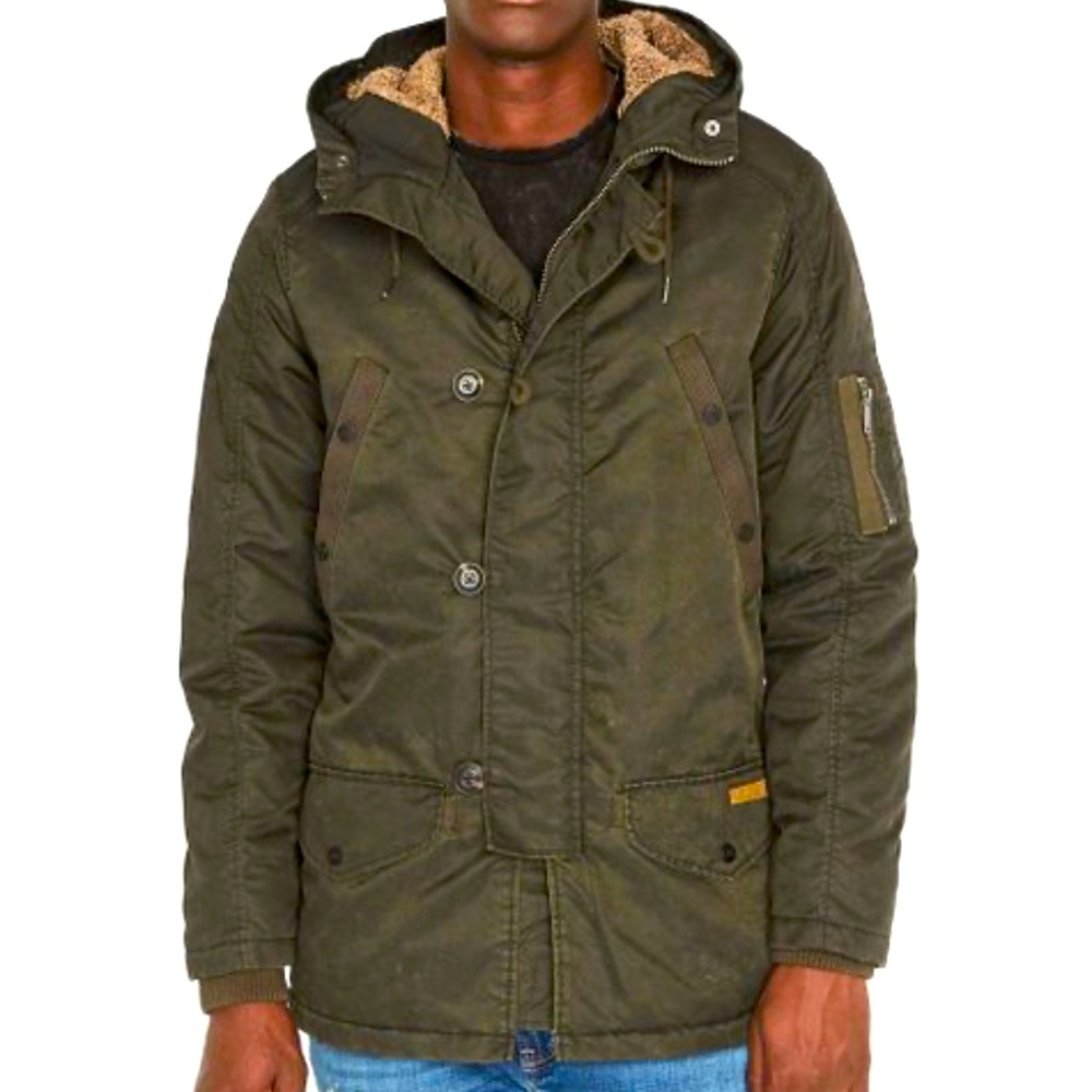 Buffalo David Bitton Midweight Hooded Jacket